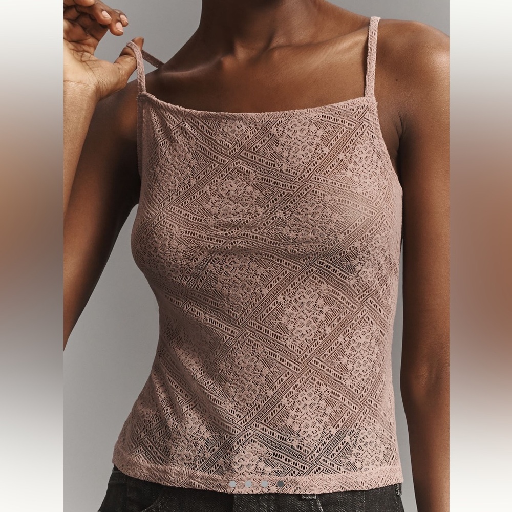 Anthro Lace Cami - Picture 4 of 11